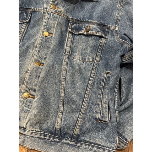 Vintage 90s U.S. Blues Traditional Blue Jean Denim Jacket Size L (SEE PICS!) - Picture 2 of 8